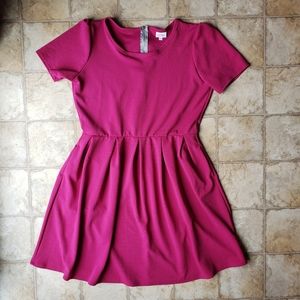 Pink LuLaRoe dress